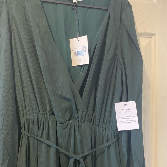 Brand new! Never worn! Tussah, emerald midi dress! Size 10 - Picture 9 of 10